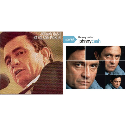 This is a 2 CD SKU bundle.
1.This CD is brand new.Format: CDThis item's title is: At Folsom PrisonArtist: Johnny CashBarcode: 074646595527Release Date: 10/19/1999
2.This CD is brand new.