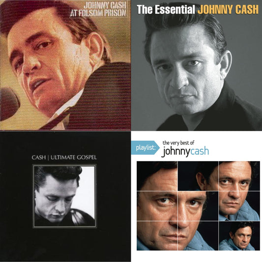 This is a 4 CD SKU bundle.
1.This CD is brand new.Format: CDThis item's title is: At Folsom PrisonArtist: Johnny CashBarcode: 074646595527Release Date: 10/19/1999
2.This CD is brand new.