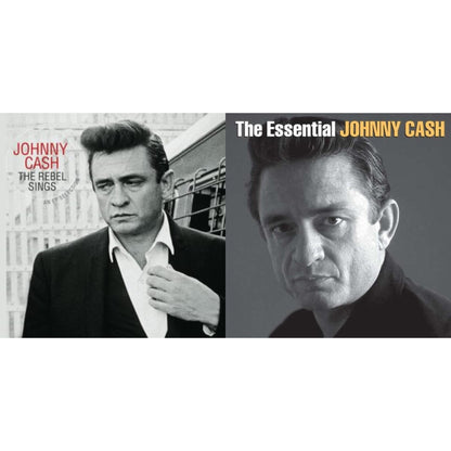 Rebel Sings (Crystal Clear & Solid Silver LP Vinyl) & Essential Johnny Cash