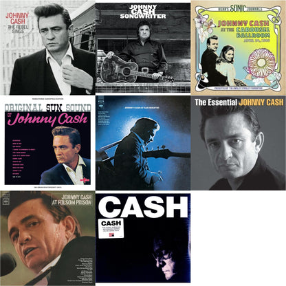 This is a 8 LP Vinyl SKU bundle.
1.This LP Vinyl is brand new.Format: LP VinylMusic Style: CountryThis item's title is: At Folsom PrisonArtist: Johnny CashLabel: LEGACYBarcode: 194397640113Release Date: 8/7/2020
2.This LP Vinyl is brand new.