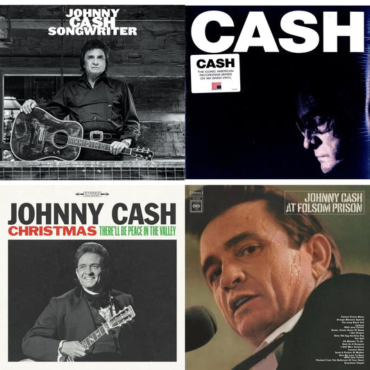 This is a 4 LP Vinyl SKU bundle.
1.This LP Vinyl is brand new.Format: LP VinylMusic Style: CountryThis item's title is: At Folsom PrisonArtist: Johnny CashLabel: LEGACYBarcode: 194397640113Release Date: 8/7/2020
2.This LP Vinyl is brand new.
