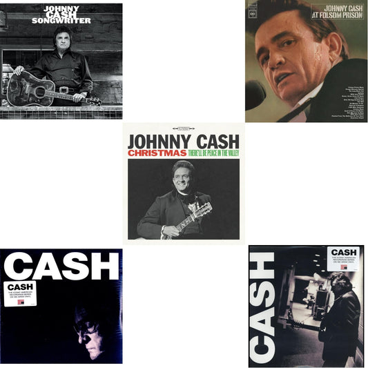 This is a 5 LP Vinyl SKU bundle.
1.This LP Vinyl is brand new.Format: LP VinylMusic Style: CountryThis item's title is: At Folsom PrisonArtist: Johnny CashLabel: LEGACYBarcode: 194397640113Release Date: 8/7/2020
2.This LP Vinyl is brand new.