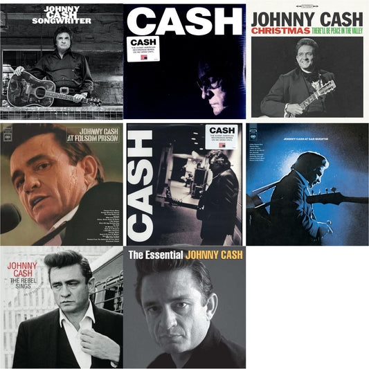 This is a 8 LP Vinyl SKU bundle.
1.This LP Vinyl is brand new.Format: LP VinylMusic Style: CountryThis item's title is: At Folsom PrisonArtist: Johnny CashLabel: LEGACYBarcode: 194397640113Release Date: 8/7/2020
2.This LP Vinyl is brand new.