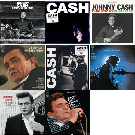 This is a 8 LP Vinyl SKU bundle.
1.This LP Vinyl is brand new.Format: LP VinylMusic Style: CountryThis item's title is: At Folsom PrisonArtist: Johnny CashLabel: LEGACYBarcode: 194397640113Release Date: 8/7/2020
2.This LP Vinyl is brand new.