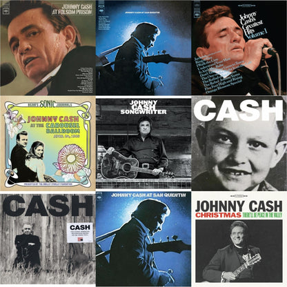 At Folsom Prison & At San Quentin & Greatest Hits, Volume 1 & Bear's Sonic Journals: Johnny Cash, At The Carousel Ballroom, April 24, 1968 (2LP) & Songwriter & American Vi: Ain't No Grave & American Ii: Unchained (180G) & At San Quentin