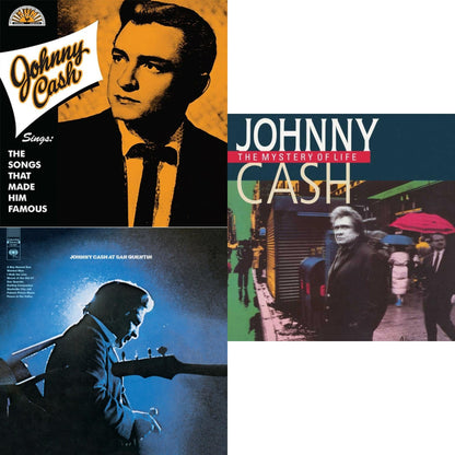 Sings The Songs That Made Him Famous (Remastered 2023) (Tangerine LP Vinyl) & At San Quentin & Mystery Of Life