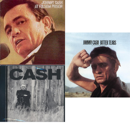 At Folsom Prison & Unchained & Sings The Ballads Of The American Indian: Bitter Tears