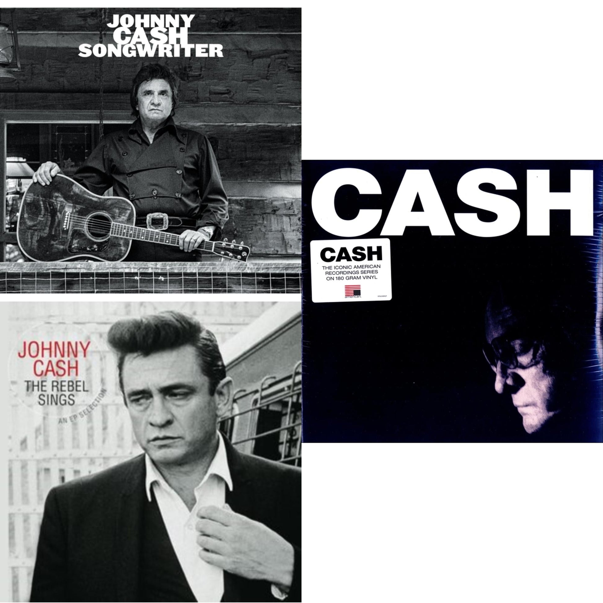 This is a 3 LP Vinyl SKU bundle.
1.This LP Vinyl is brand new.Format: LP VinylThis item's title is: SongwriterArtist: Johnny CashBarcode: 602458828764Release Date: 6/28/2024
2.This LP Vinyl is brand new.