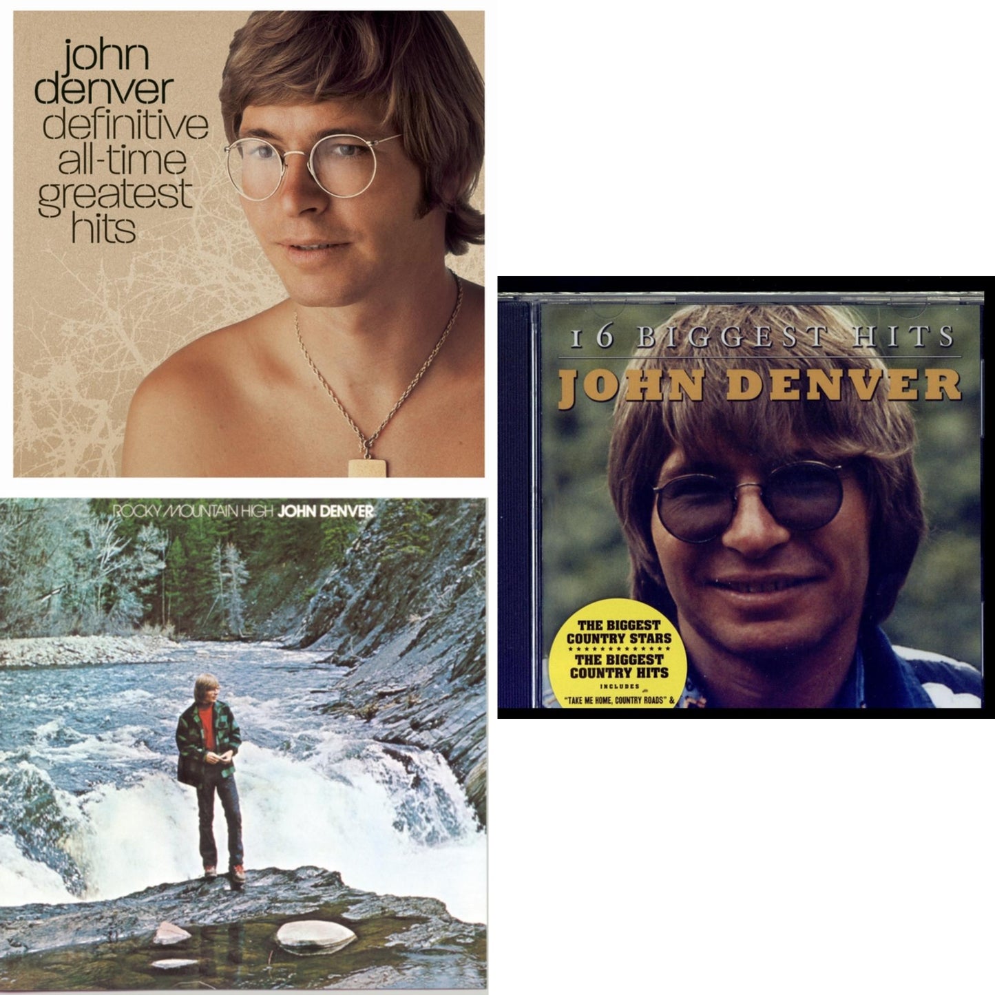 Definitive All Time Greatest Hits & Rocky Mountain High & 16 Biggest Hits