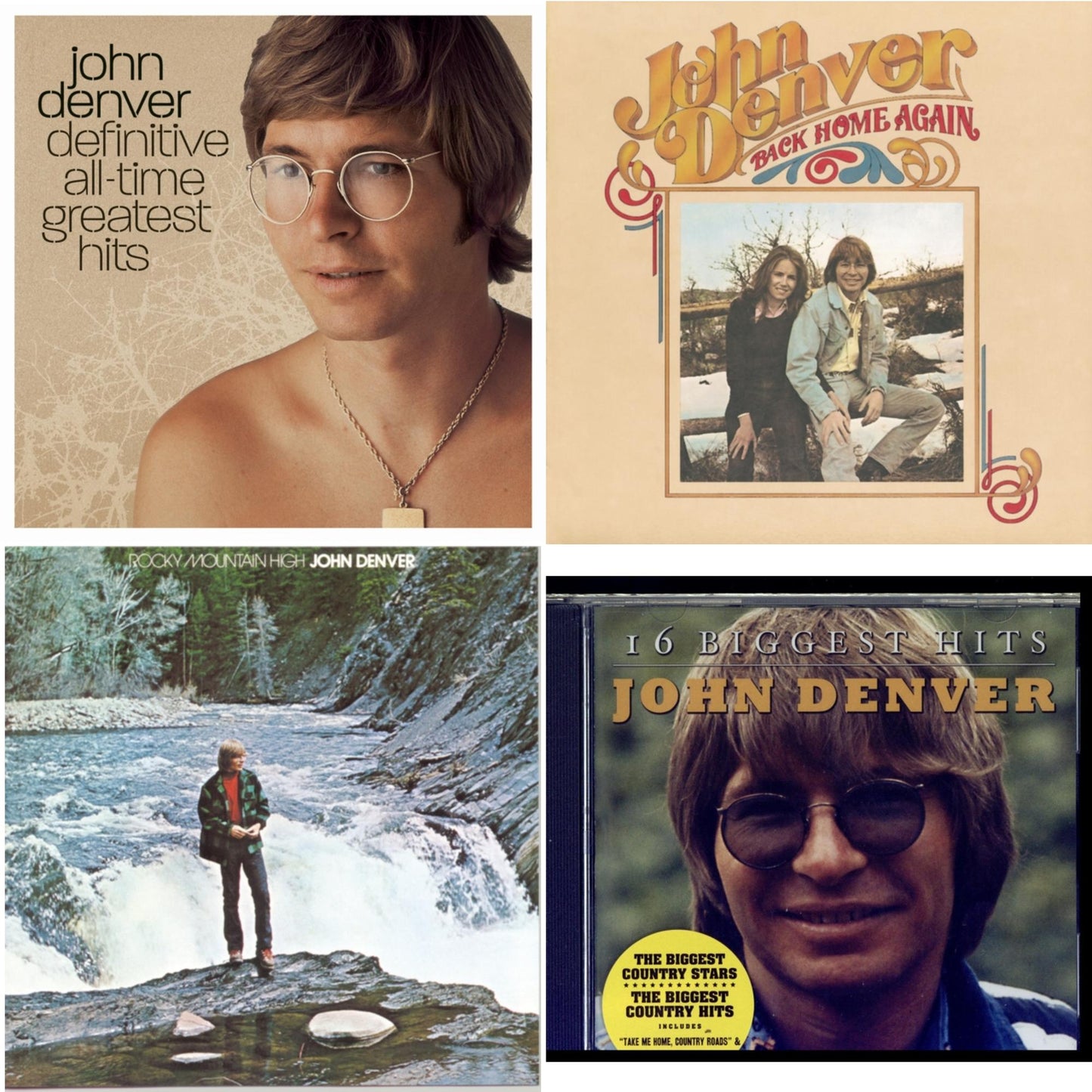 Definitive All Time Greatest Hits & Back Home Again & Rocky Mountain High & 16 Biggest Hits