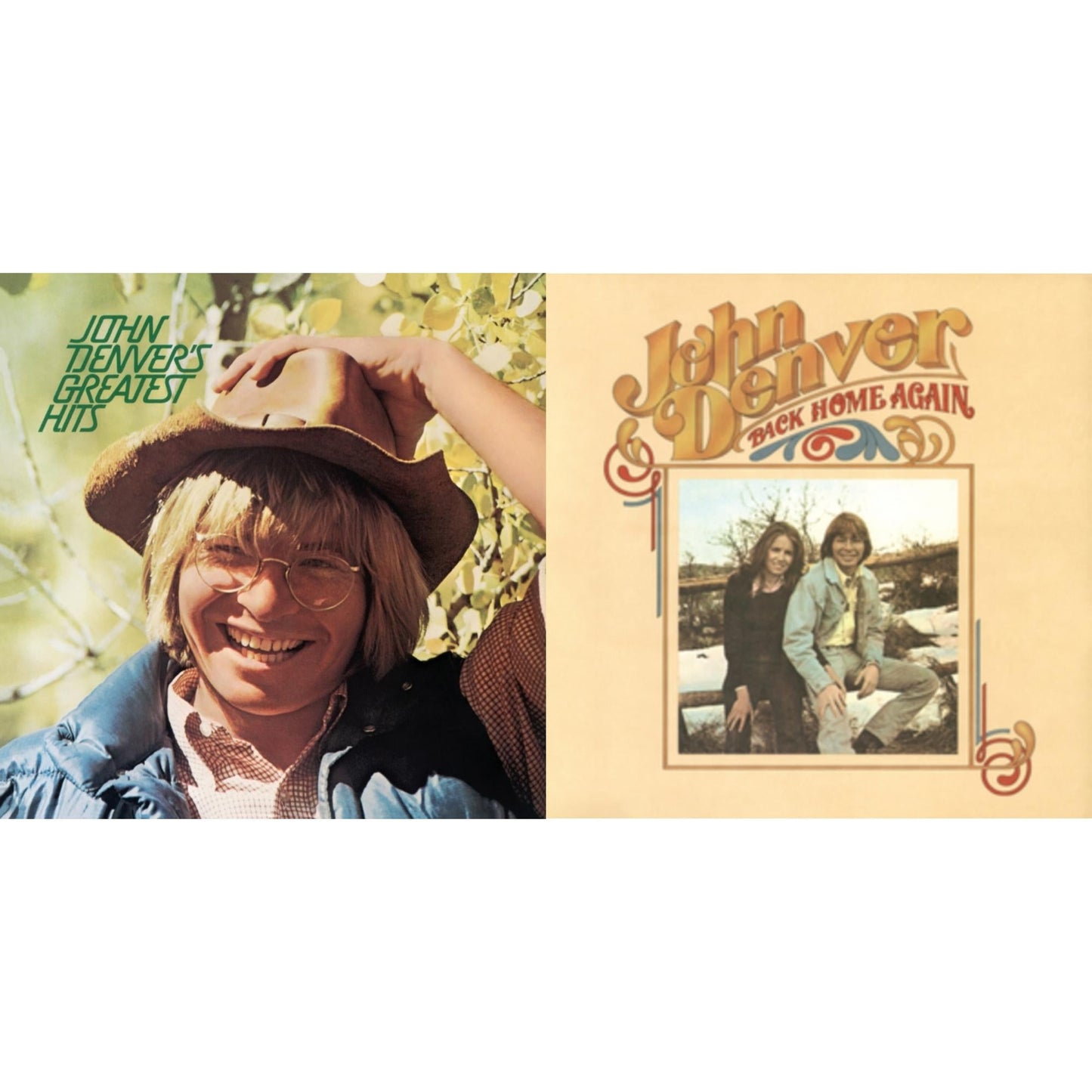 John Denver's Greatest Hits (150G LP Vinyl/Dl Insert) & Back Home Again
