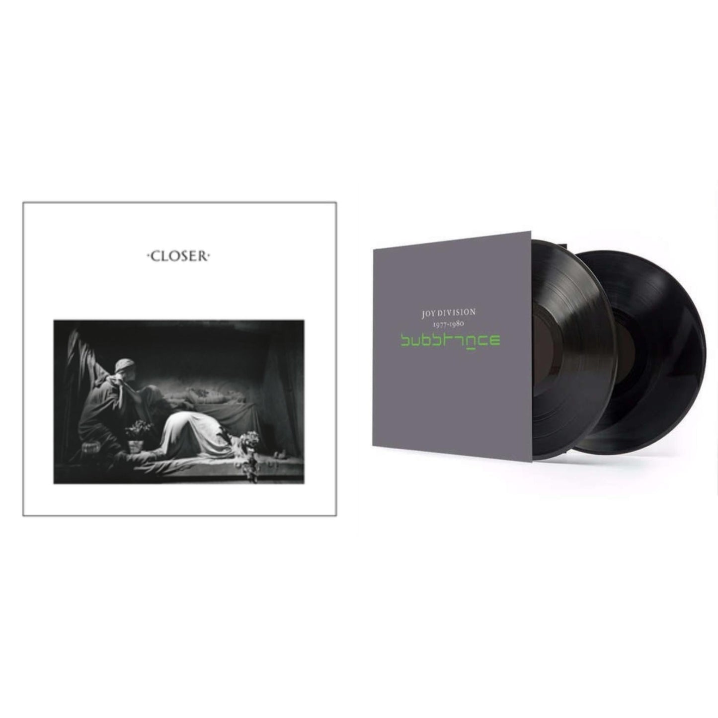 This is a 2 LP Vinyl SKU bundle.
1.This LP Vinyl is brand new.Format: LP VinylMusic Style: Post-PunkThis item's title is: Closer  (180G)Artist: Joy DivisionLabel: RHINO/WARNER BROS.Barcode: 825646183913Release Date: 6/29/2015
2.This LP Vinyl is brand new.