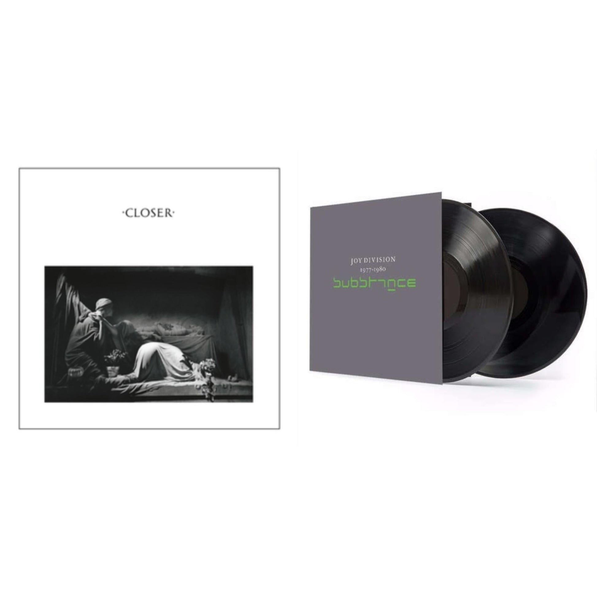 This is a 2 LP Vinyl SKU bundle.
1.This LP Vinyl is brand new.Format: LP VinylMusic Style: Post-PunkThis item's title is: Closer  (180G)Artist: Joy DivisionLabel: RHINO/WARNER BROS.Barcode: 825646183913Release Date: 6/29/2015
2.This LP Vinyl is brand new.