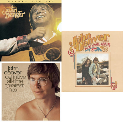 Evening With John Denver & Definitive All Time Greatest Hits & Back Home Again