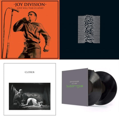 Unknown Pleasures & Closer  (180G) & Substance (2LP/180G) & Love Will Tear Us Apart (Orange/Black Splatter LP Vinyl)
