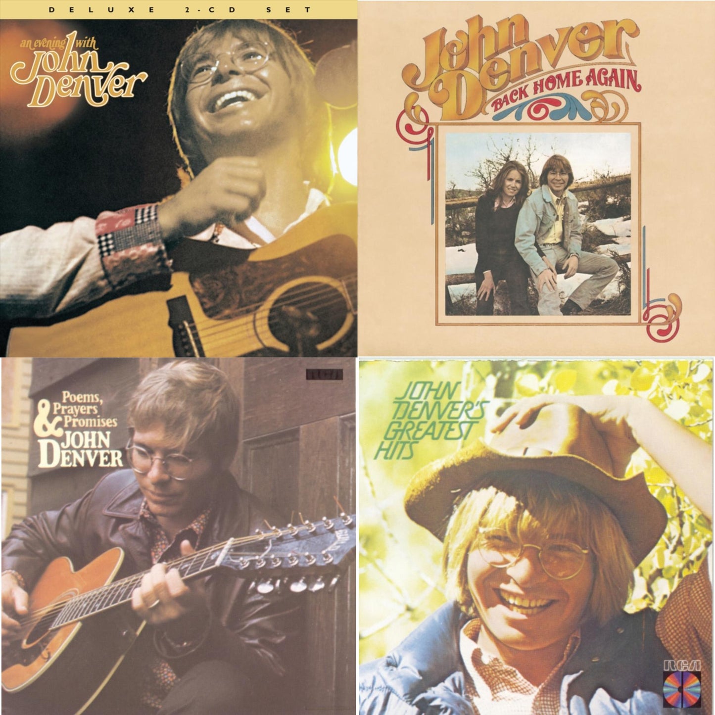 Evening With John Denver & Back Home Again & Poems Prayers & Promises & Greatest Hits