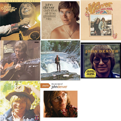 Evening With John Denver & Definitive All Time Greatest Hits & Back Home Again & Poems Prayers & Promises & Rocky Mountain High & 16 Biggest Hits & Greatest Hits & Playlist: Very Best Of John Denver