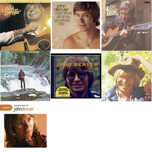 Evening With John Denver & Definitive All Time Greatest Hits & Poems Prayers & Promises & Rocky Mountain High & 16 Biggest Hits & Greatest Hits & Playlist: Very Best Of John Denver