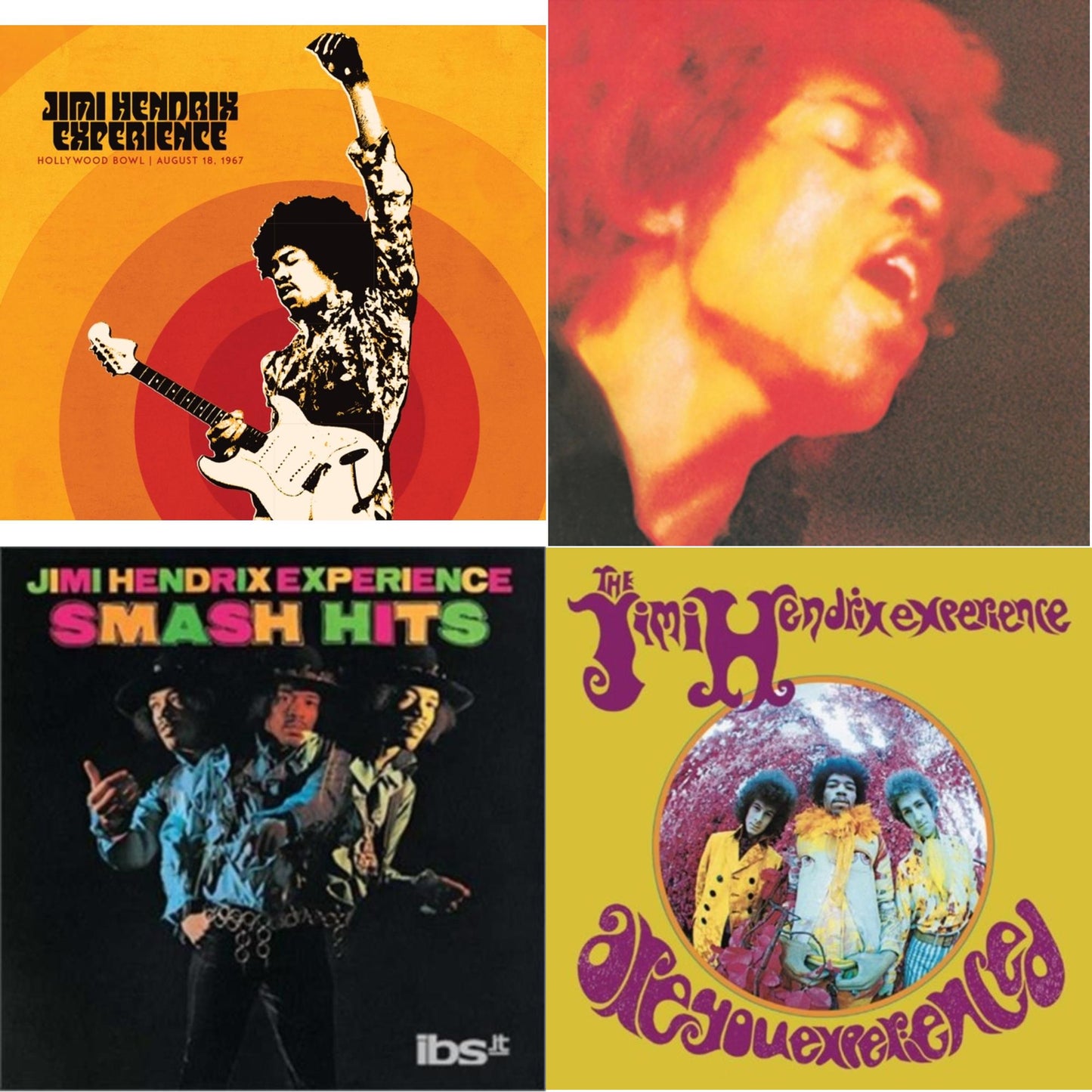Jimi Hendrix Experience: Live At The Hollywood Bowl: August 18, 1967 & Electric Ladyland & Smash Hits & Are You Experienced
