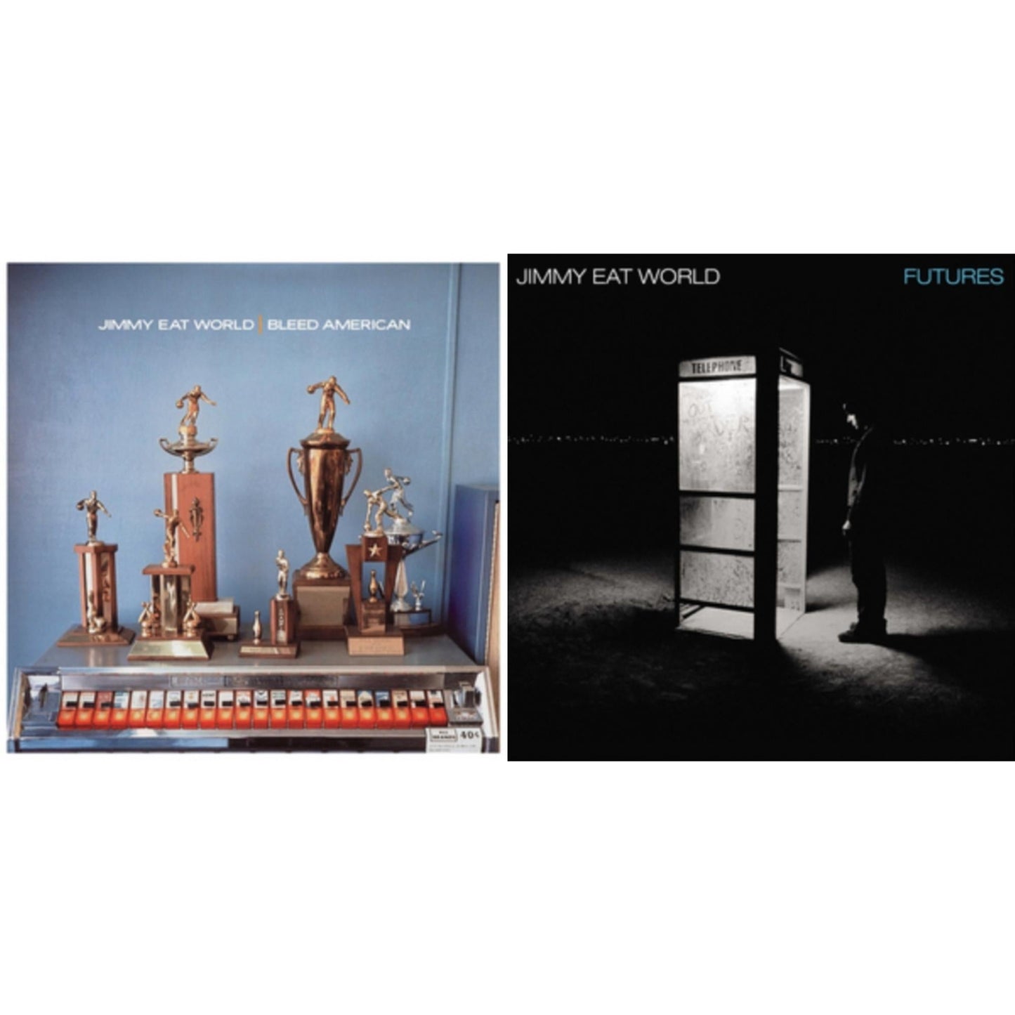 This is a 2 LP Vinyl SKU bundle.
1.This LP Vinyl is brand new.Format: LP VinylMusic Style: Alternative RockThis item's title is: Bleed AmericanArtist: Jimmy Eat WorldLabel: INTERSCOPEBarcode: 602547316400Release Date: 1/8/2016
2.This LP Vinyl is brand new.