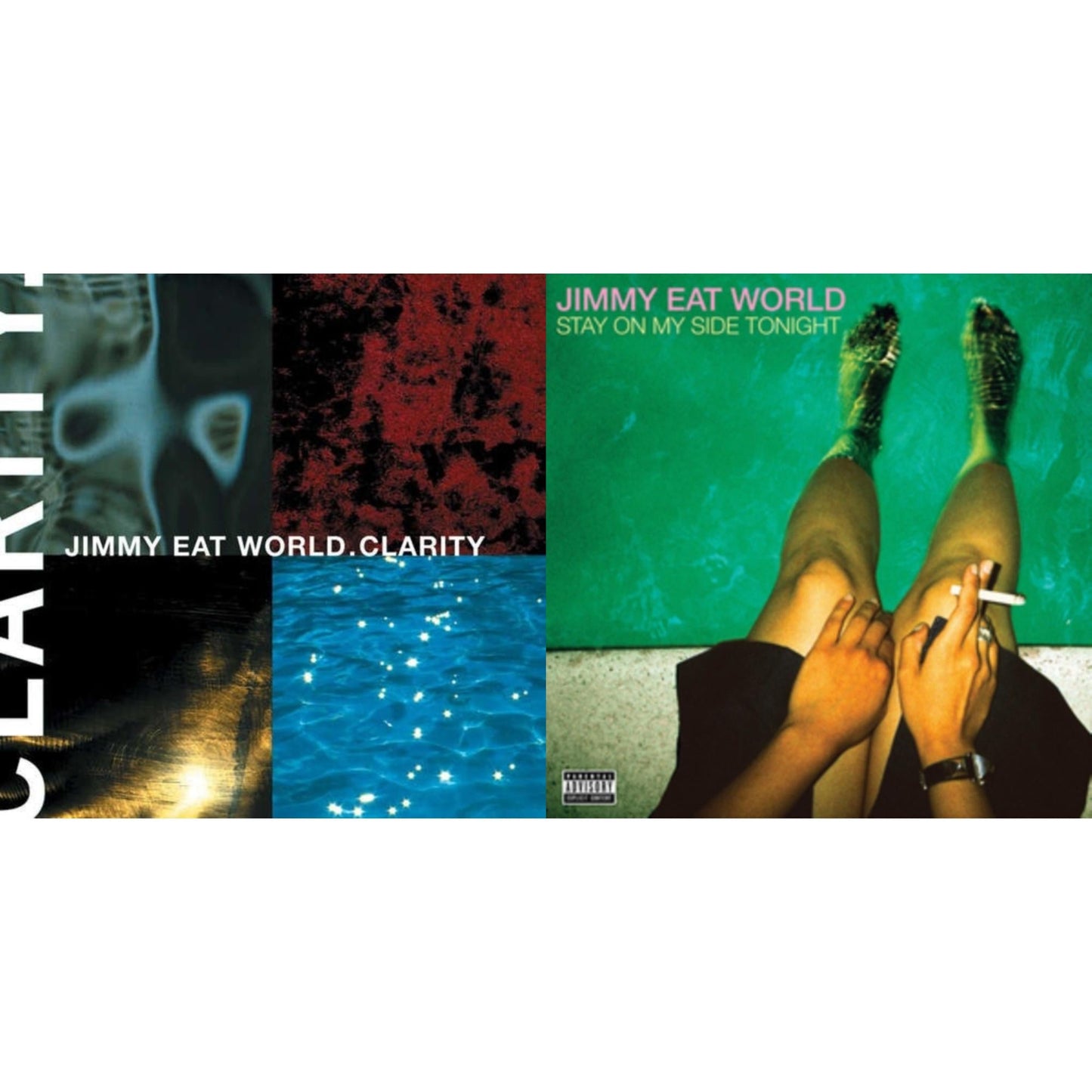 This is a 2 LP Vinyl SKU bundle.
1.This LP Vinyl is brand new.Format: LP VinylMusic Style: Alternative RockThis item's title is: ClarityArtist: Jimmy Eat WorldLabel: CAPITOLBarcode: 602547473646Release Date: 12/4/2015
2.This LP Vinyl is brand new.
