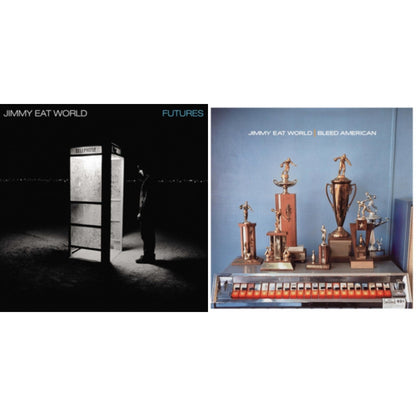 This is a 2 LP Vinyl SKU bundle.
1.This LP Vinyl is brand new.Format: LP VinylMusic Style: Alternative RockThis item's title is: Bleed AmericanArtist: Jimmy Eat WorldLabel: INTERSCOPEBarcode: 602547316400Release Date: 1/8/2016
2.This LP Vinyl is brand new.