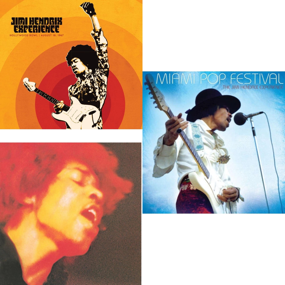 Jimi Hendrix Experience: Live At The Hollywood Bowl: August 18, 1967 & Electric Ladyland & Miami Pop Festival