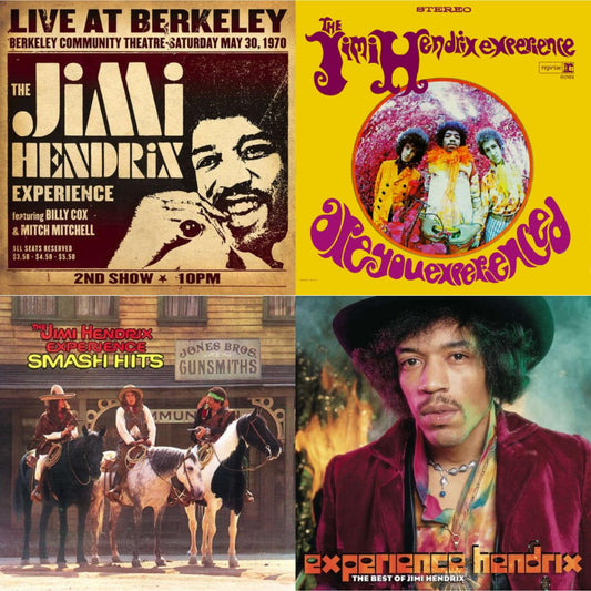 Live At Berkeley (2LP/Gatefold) & Are You Experienced (180G) & Smash Hits (150G LP Vinyl/Original Poster Reproduction) & Experience Hendrix: Best Of Jimi Hendrix (2LP/150G)
