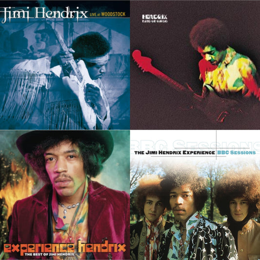 Live At Woodstock & Band Of Gypsys & Experience Hendrix: Best Of Jimi Hendrix & Bbc Sessions