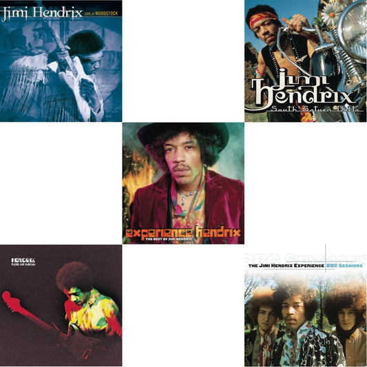 Live At Woodstock & Band Of Gypsys & Experience Hendrix: Best Of Jimi Hendrix & South Saturn Delta & Bbc Sessions