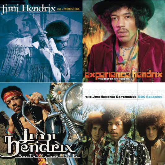 Live At Woodstock & Experience Hendrix: Best Of Jimi Hendrix & South Saturn Delta & Bbc Sessions