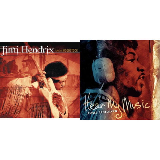 This is a 2 LP Vinyl SKU bundle.
1.This LP Vinyl is brand new.Format: LP VinylMusic Style: Psychedelic RockThis item's title is: Live At WoodstockArtist: Jimi HendrixLabel: SMGBarcode: 886977722516Release Date: 11/16/2010
2.This LP Vinyl is brand new.