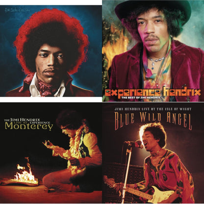 Both Sides Of The Sky & Experience Hendrix: Best Of Jimi Hendrix & Live At Monterey & Blue Wild Angel: Jimi Hendrix Live At The Isle Of Wight