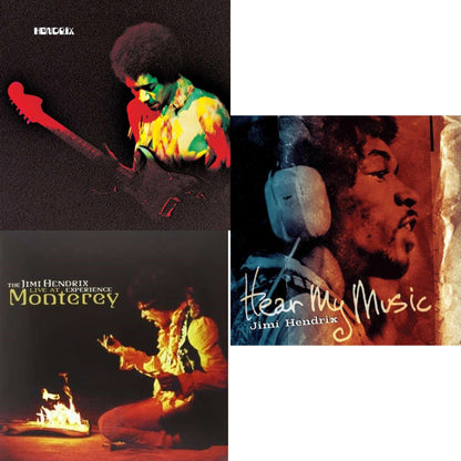 Band Of Gypsys (180G/50Th Anniversary/Booklet/Images/Essay By John Mcdermott/Poster) & Live At Monterey (180G) & Hear My Music (2LP/Gatefold) (180G)
