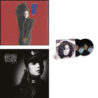 This is a 3 LP Vinyl SKU bundle.
1.This LP Vinyl is brand new.Format: LP VinylMusic Style: New Jack SwingThis item's title is: ControlArtist: Janet JacksonLabel: A&MBarcode: 602577378485Release Date: 6/7/2019
2.This LP Vinyl is brand new.
