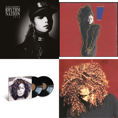 This is a 4 LP Vinyl SKU bundle.
1.This LP Vinyl is brand new.Format: LP VinylMusic Style: RnB/SwingThis item's title is: Janet Jackson's Rhythm Nation 1814 (2 LP)Artist: Janet JacksonLabel: A&MBarcode: 602577650413Release Date: 7/26/2019
2.This LP Vinyl is brand new.