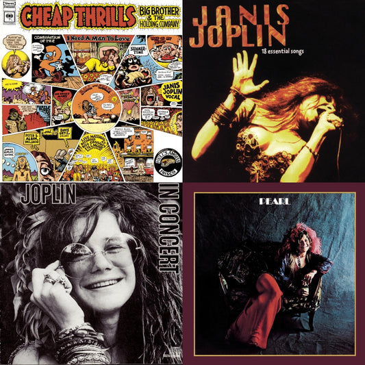 Cheap Thrills & 18 Essential Songs & Joplin In Concert & Pearl