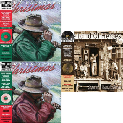 Christmas… (Candy Cane Edition) & Christmas… (Christmas Tree Edition) & Land Of Heroes (Deluxe/Hazed Gold & Black LP Vinyl)