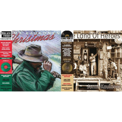 Christmas… (Christmas Tree Edition) & Land Of Heroes (Deluxe/Hazed Gold & Black LP Vinyl)