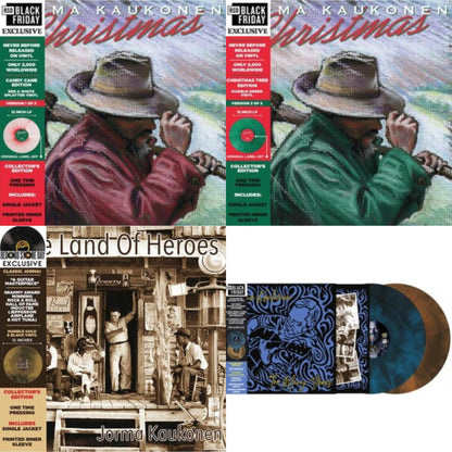 Christmas… (Candy Cane Edition) & Christmas… (Christmas Tree Edition) & Land Of Heroes (Deluxe/Hazed Gold & Black LP Vinyl) & Too Many Years (Deluxe/1-Blue/Black/2-Brown/Black Smoke LP Vinyl) (Rsd)