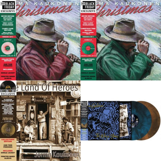 Christmas… (Candy Cane Edition) & Christmas… (Christmas Tree Edition) & Land Of Heroes (Deluxe/Hazed Gold & Black LP Vinyl) & Too Many Years (Deluxe/1-Blue/Black/2-Brown/Black Smoke LP Vinyl) (Rsd)