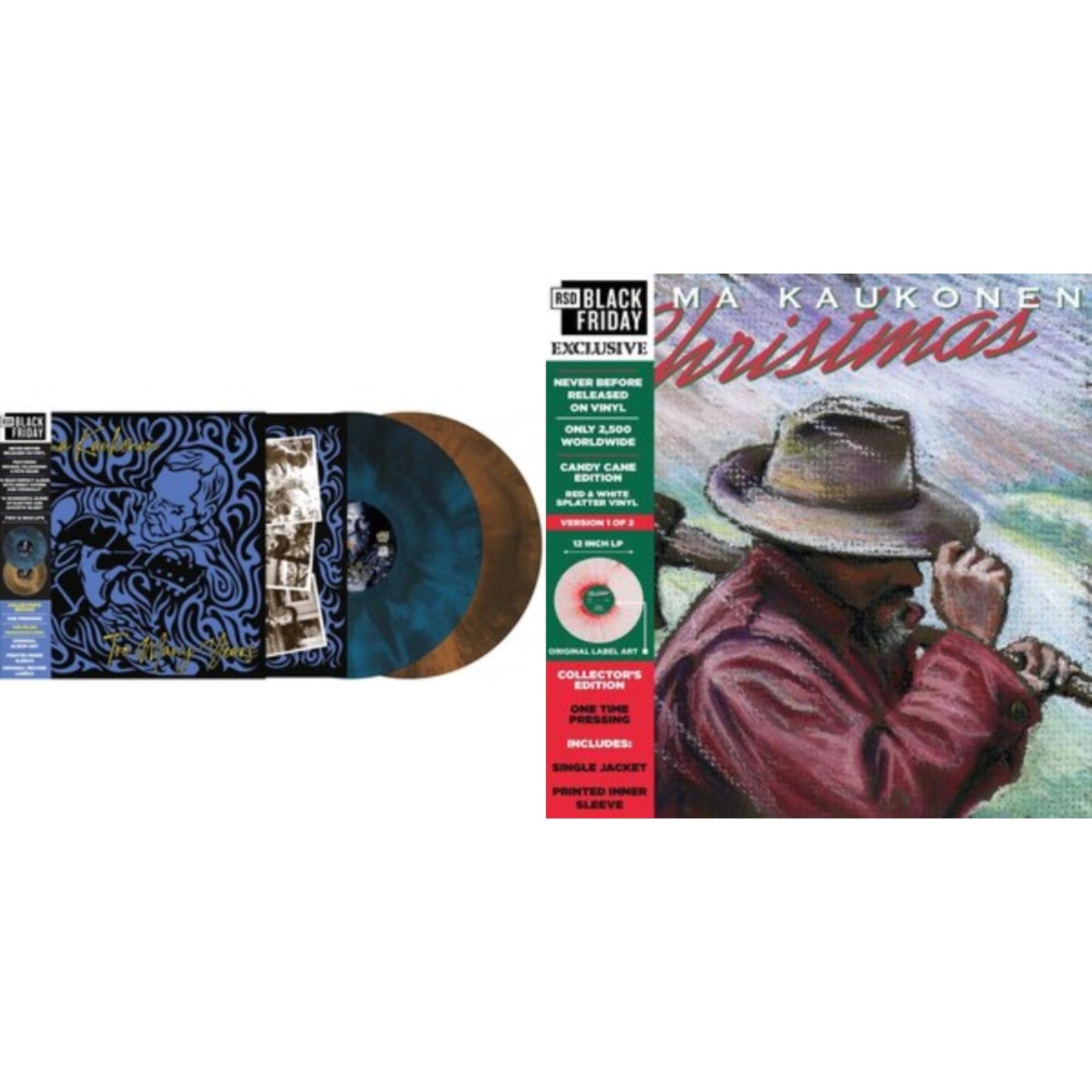Christmas… (Candy Cane Edition) & Too Many Years (Deluxe/1-Blue/Black/2-Brown/Black Smoke LP Vinyl) (Rsd)