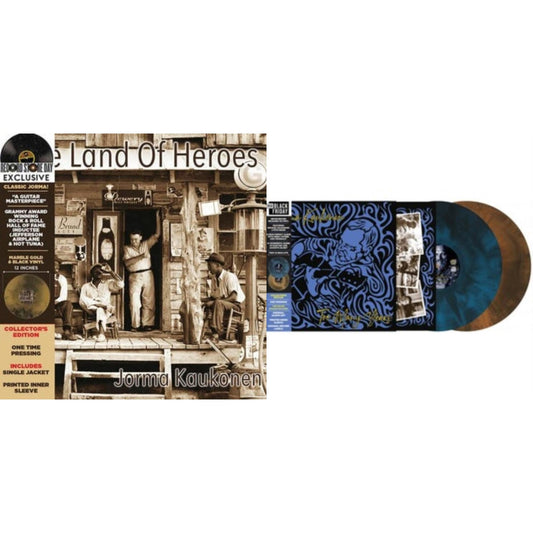 Land Of Heroes (Deluxe/Hazed Gold & Black LP Vinyl) & Too Many Years (Deluxe/1-Blue/Black/2-Brown/Black Smoke LP Vinyl) (Rsd)