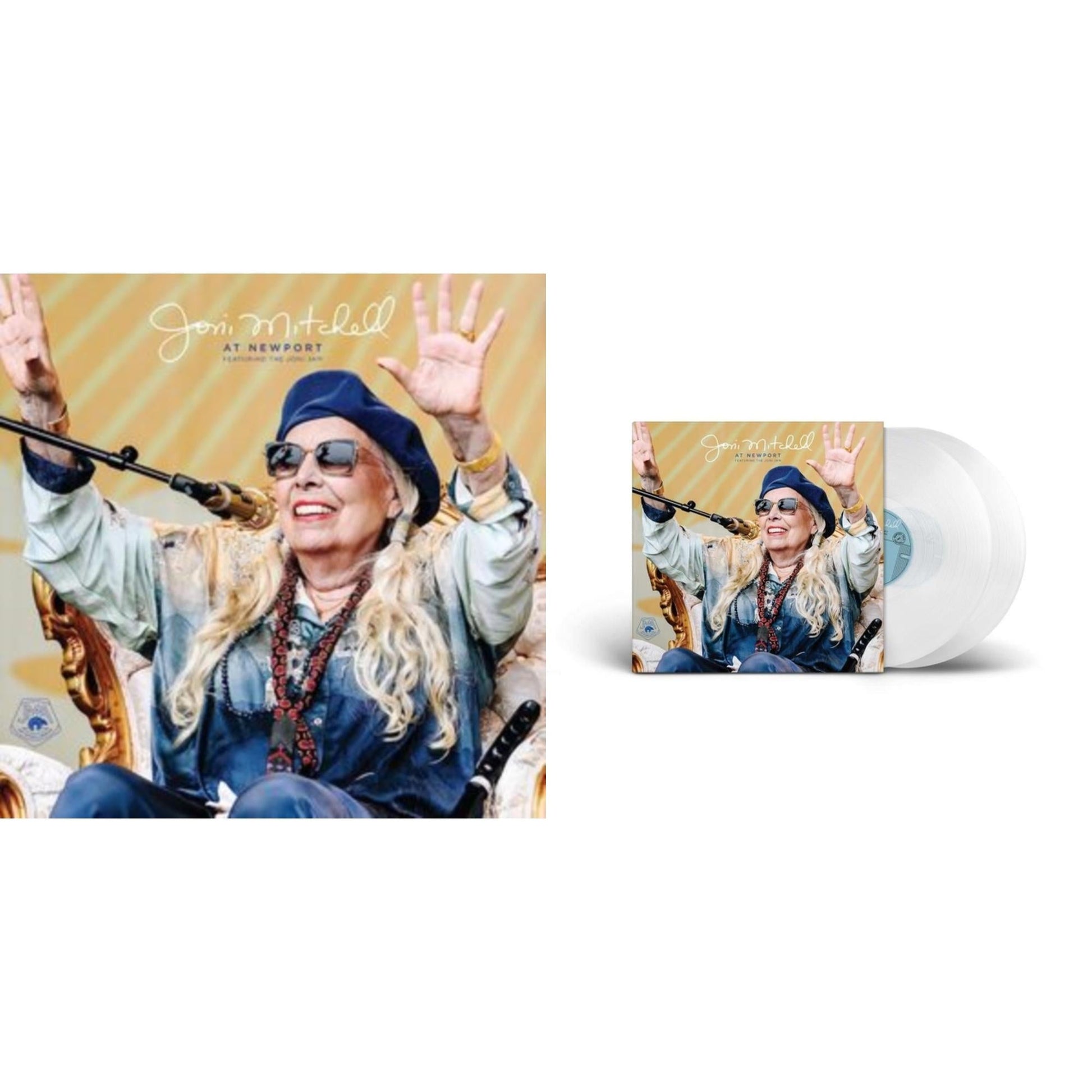 This is a 2 LP Vinyl SKU bundle.
1.This LP Vinyl is brand new.Format: LP VinylThis item's title is: At Newport (2LP/Clear Vinyl)Artist: Joni MitchellLabel: Rhino Records (2)Barcode: 081227820817Release Date: 7/28/2023
2.This LP Vinyl is brand new.