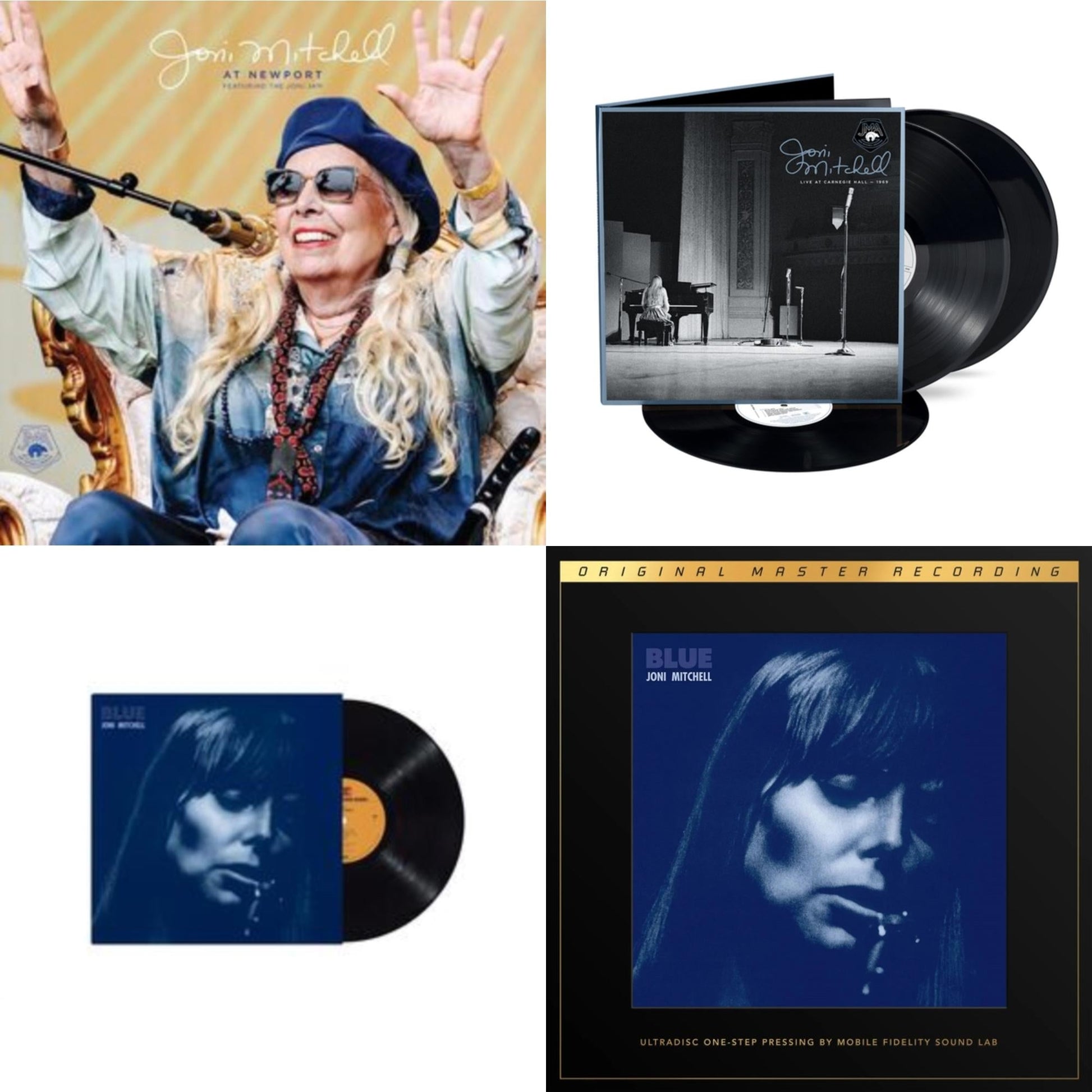 This is a 4 LP Vinyl SKU bundle.
1.This LP Vinyl is brand new.Format: LP VinylThis item's title is: At Newport (2LP)Artist: Joni MitchellLabel: RHINO RECORDSBarcode: 603497832088Release Date: 7/28/2023
2.This LP Vinyl is brand new.