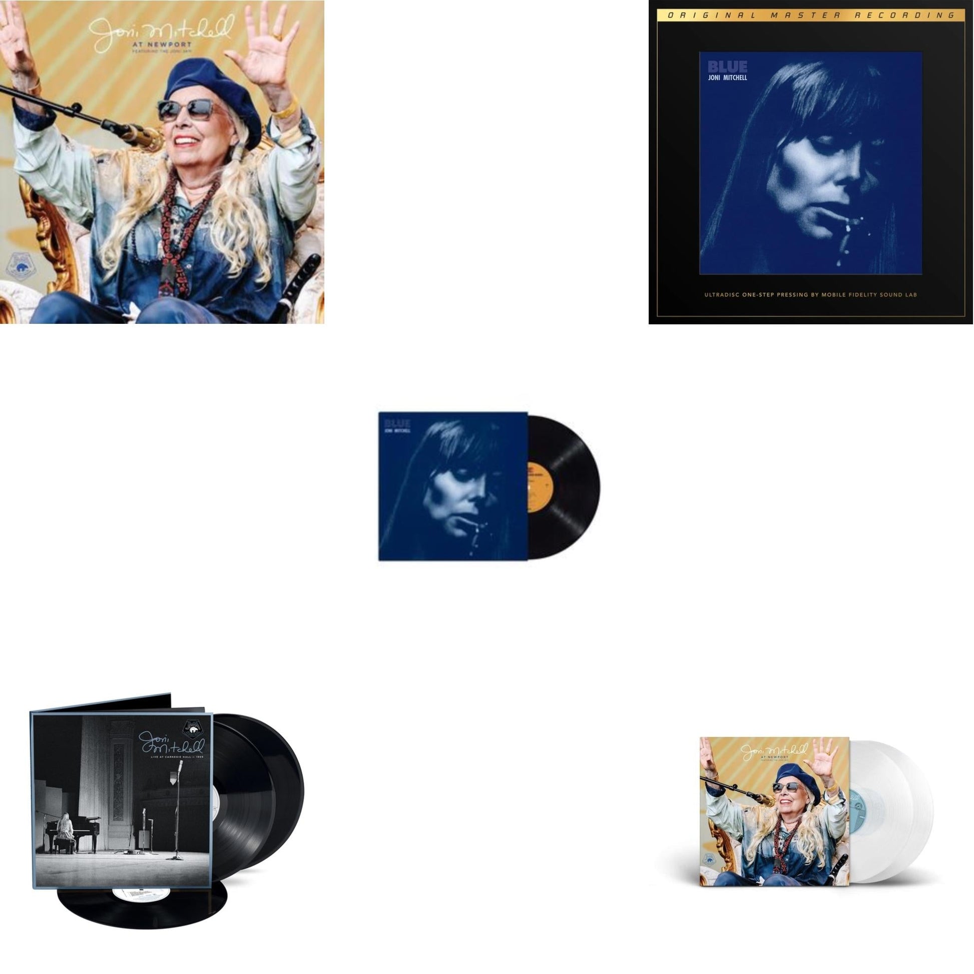 This is a 5 LP Vinyl SKU bundle.
1.This LP Vinyl is brand new.Format: LP VinylThis item's title is: At Newport (2LP/Clear Vinyl)Artist: Joni MitchellLabel: Rhino Records (2)Barcode: 081227820817Release Date: 7/28/2023
2.This LP Vinyl is brand new.