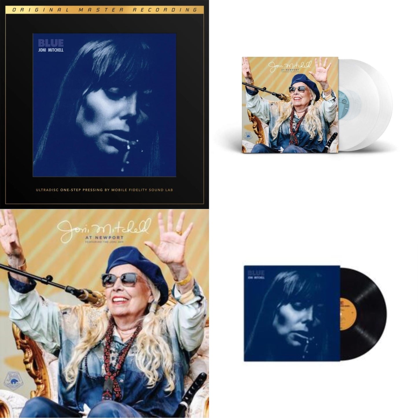 This is a 4 LP Vinyl SKU bundle.
1.This LP Vinyl is brand new.Format: LP VinylThis item's title is: At Newport (2LP/Clear Vinyl)Artist: Joni MitchellLabel: Rhino Records (2)Barcode: 081227820817Release Date: 7/28/2023
2.This LP Vinyl is brand new.