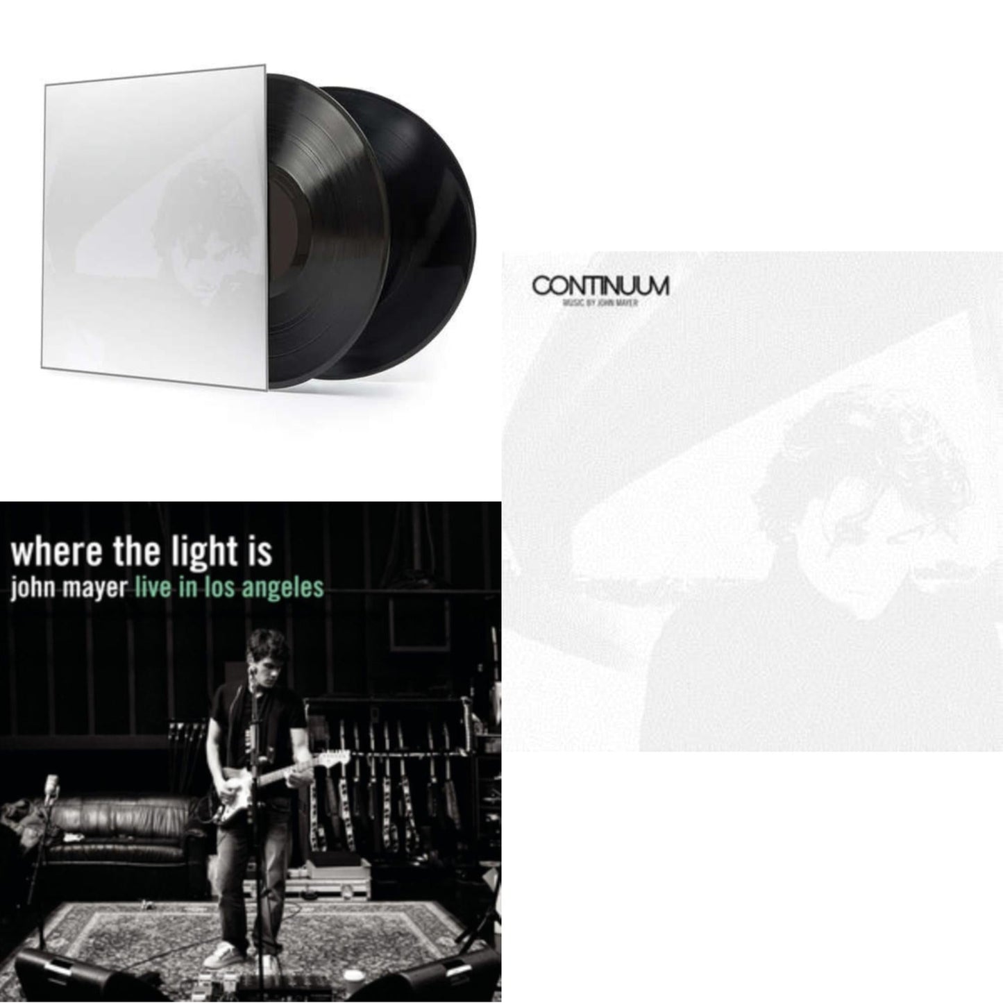This is a 3 LP Vinyl SKU bundle.
1.This LP Vinyl is brand new.Format: LP VinylMusic Style: Blues RockThis item's title is: Where The Light Is (4LP)Artist: John MayerLabel: MUSIC ON VINYLBarcode: 8713748982959Release Date: 2/27/2012
2.This LP Vinyl is brand new.
