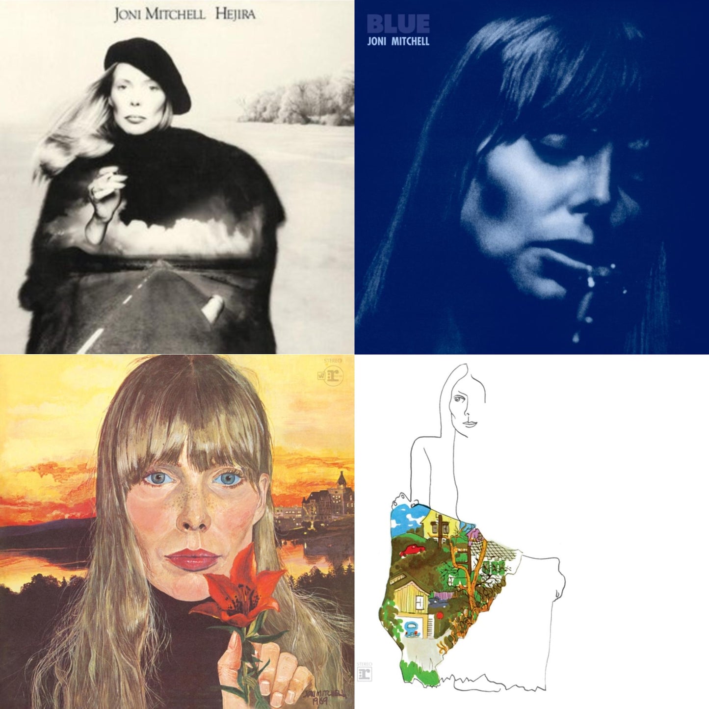 Hejira & Blue & Clouds & Ladies Of The Canyon