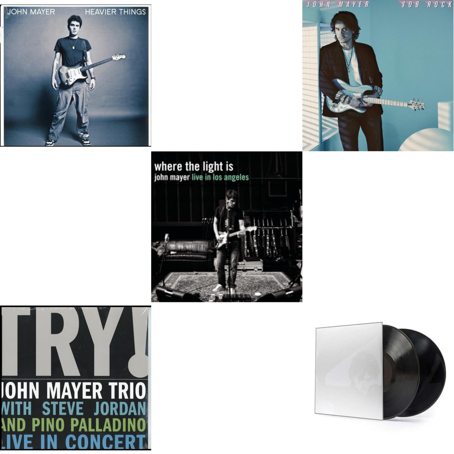 This is a 5 LP Vinyl SKU bundle.
1.This LP Vinyl is brand new.Format: LP VinylMusic Style: Indie PopThis item's title is: Sob Rock (180G)Artist: John MayerLabel: COLUMBIABarcode: 194398823515Release Date: 7/16/2021
2.This LP Vinyl is brand new.